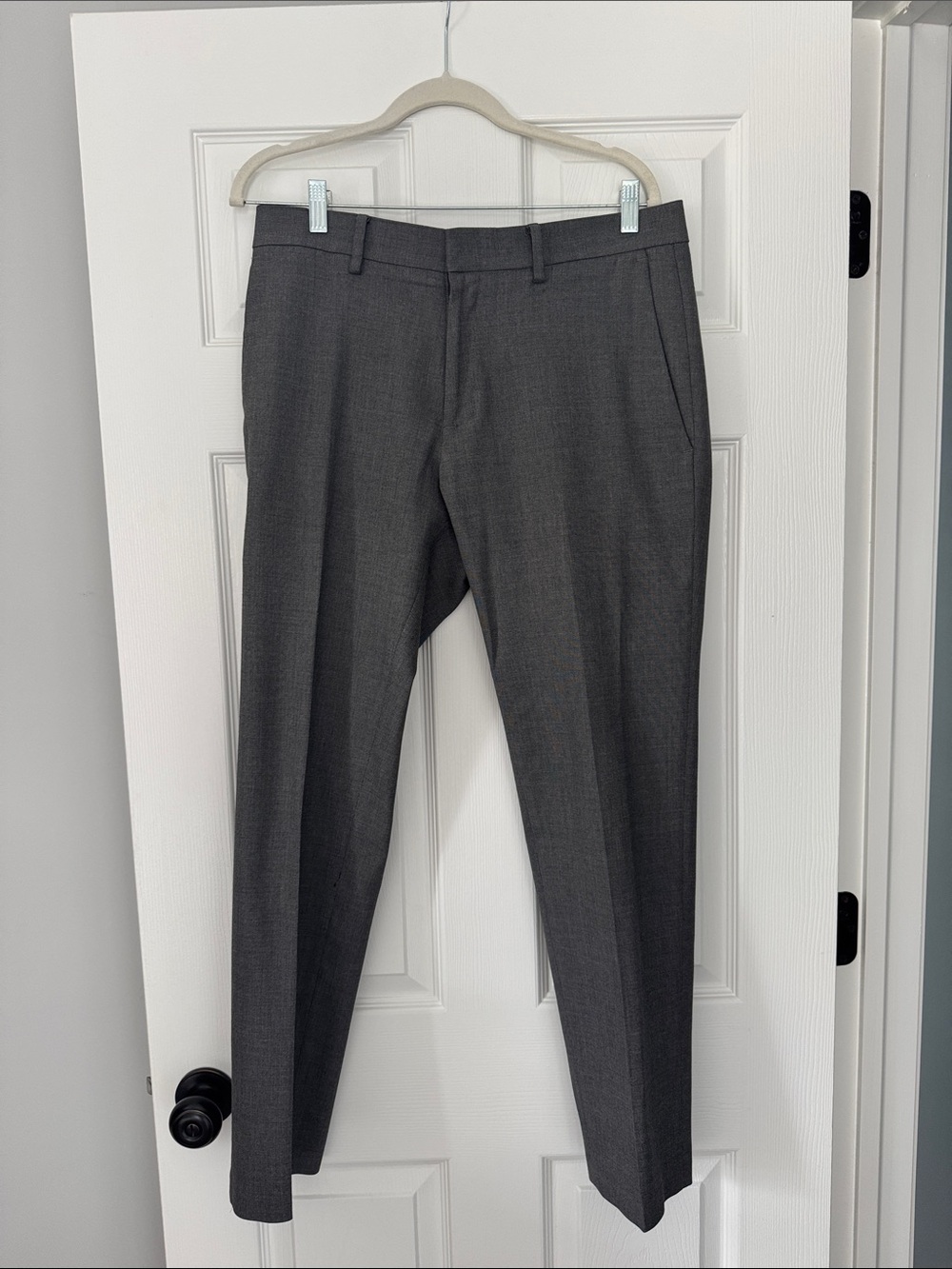 Reaction Kenneth Cole Men's Charcoal Gray Dress Pants